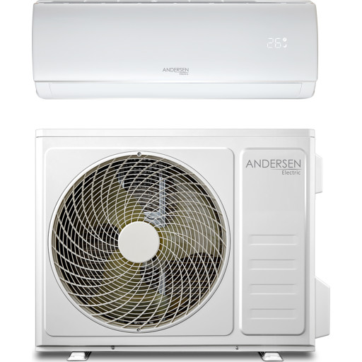 Varmepumpe Aircondition 9000 Med Wifi - Klimabrands Klimaanlæg  - 5714992014215