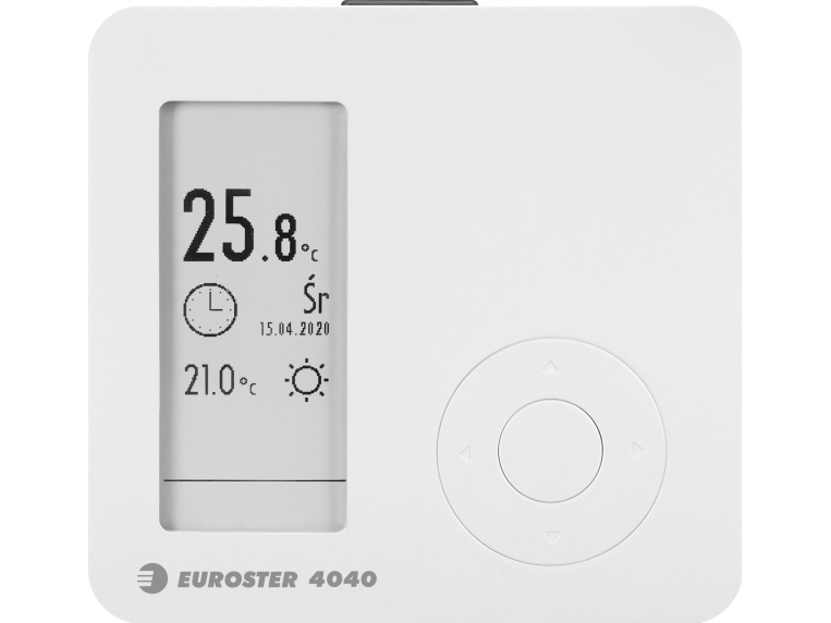 Euroster Kablet Temperaturregulator Til Varme Airconditionenheder - Euroster Klimaanlæg  - 5903240978311
